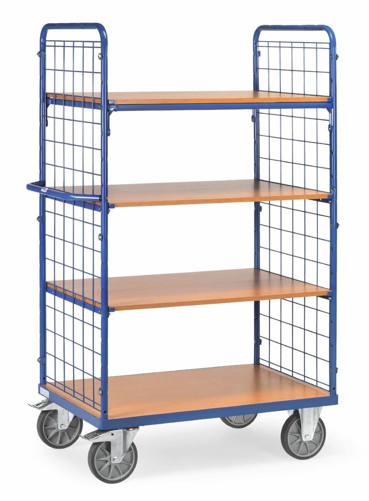 Fetra Etagenwagen 8411 Maße 609 x 1800 x 1169 mm RAL5007 Produktbild Fetra Etagenwagen 8411 Maße 609 x 1800 x 1169 mm RAL5007