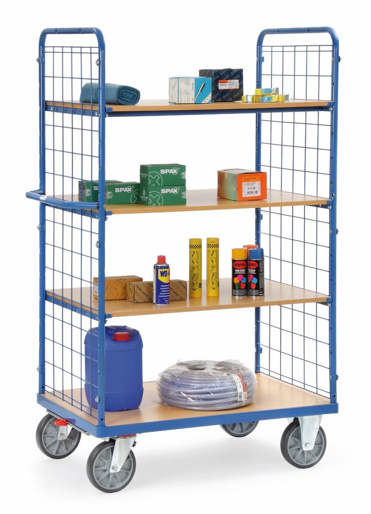 Fetra Etagenwagen 8411 Maße 609 x 1800 x 1169 mm RAL5007 Produktbild Fetra Etagenwagen 8411 Maße 609 x 1800 x 1169 mm RAL5007 bild 2