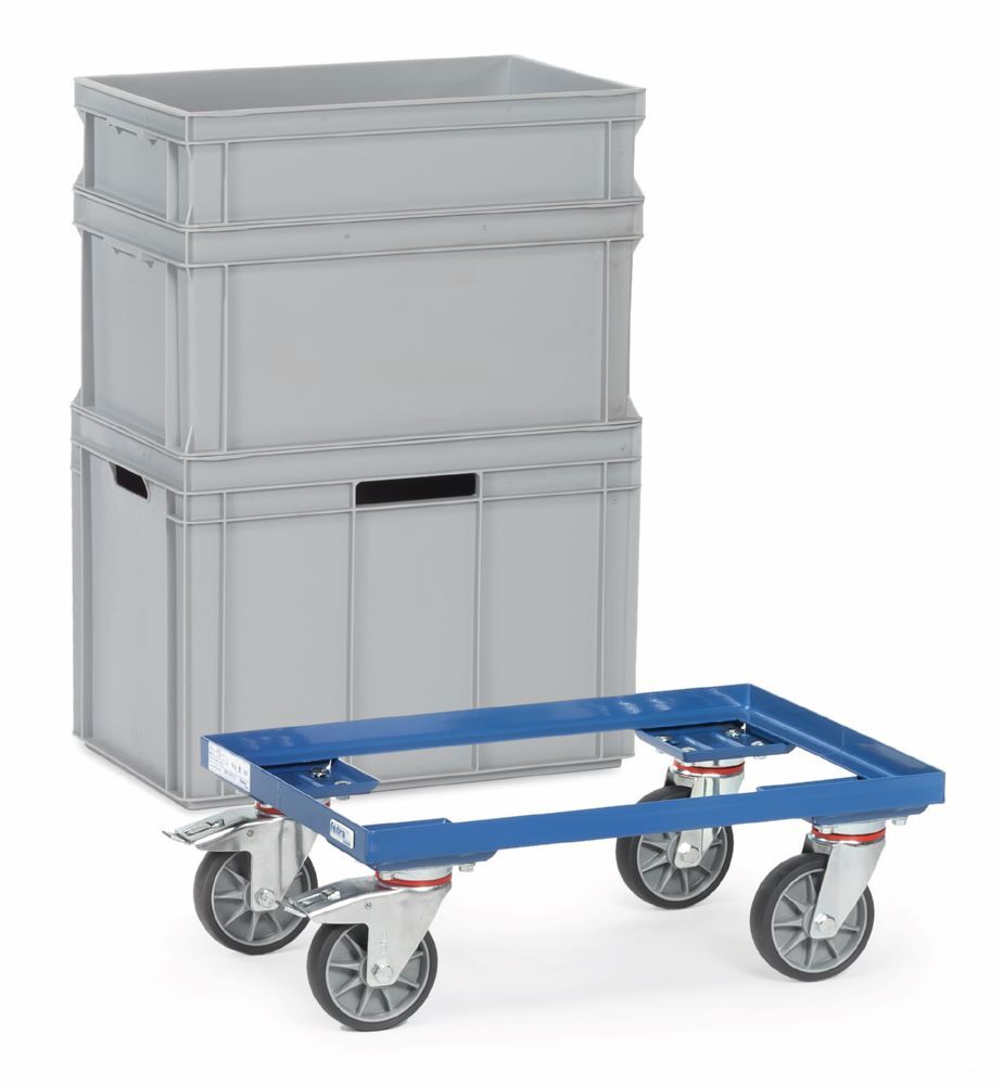 Fetra Eurokasten Roller 13680 mit 4 Rollen 610 x 204 x 810 mm Produktbild Fetra Eurokasten Roller 13680 mit 4 Rollen 610 x 204 x 810 mm