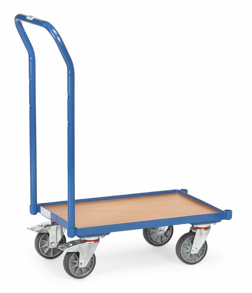 Fetra Eurokasten Roller 135810 mit Schiebebügel blau Produktbild Fetra Eurokasten Roller 135810 mit Schiebebügel blau
