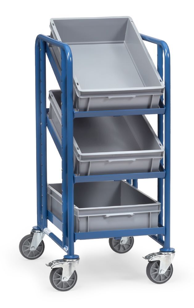 Fetra Eurokastenwagen 2382 mit 3 Etagen und Kästen Produktbild Fetra Eurokastenwagen 2382 mit 3 Etagen und Kästen