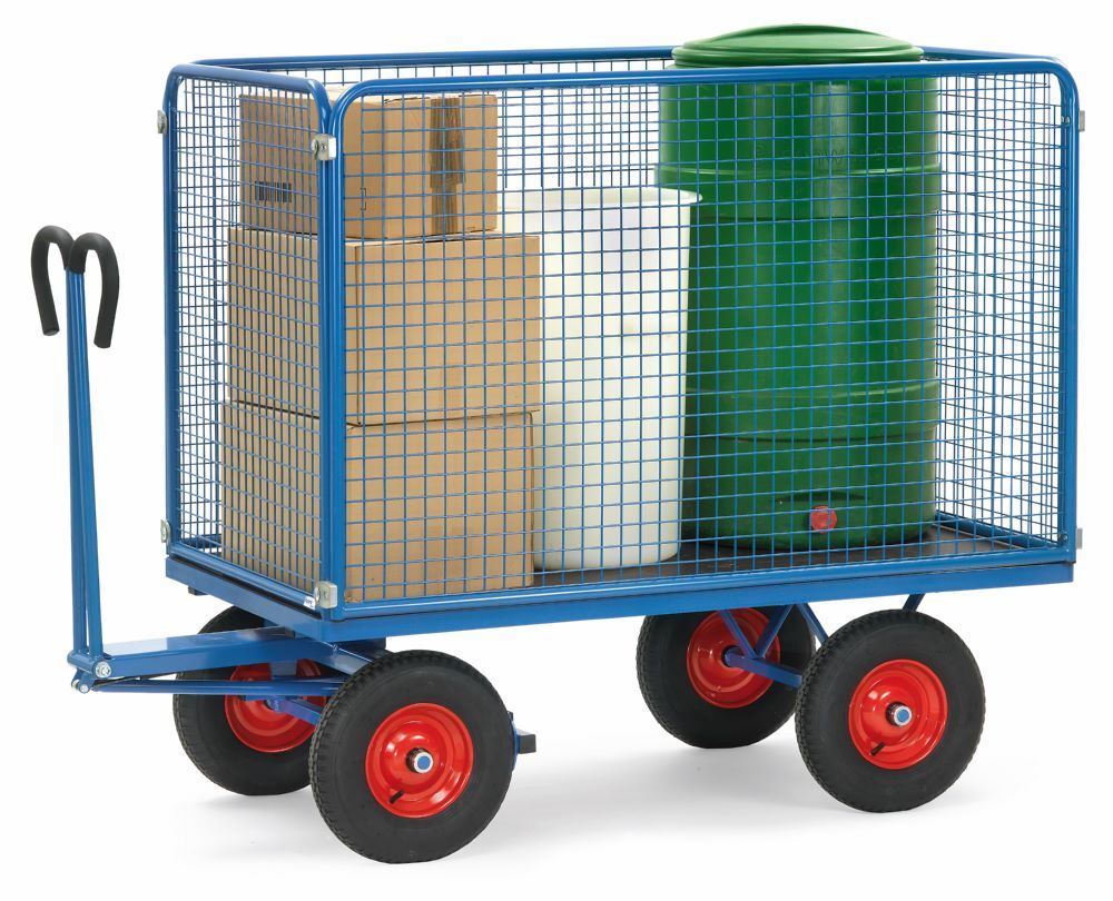 Fetra Handpritschenwagen 6444L Länge 1550 mm Höhe 1490 mm Produktbild Fetra Handpritschenwagen 6444L Länge 1550 mm Höhe 1490 mm bild 2