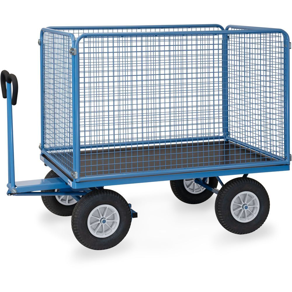 Produktbild FETRA Handpritschenwagen 6445P mit Drahtgitterwänden Breite 950 mm