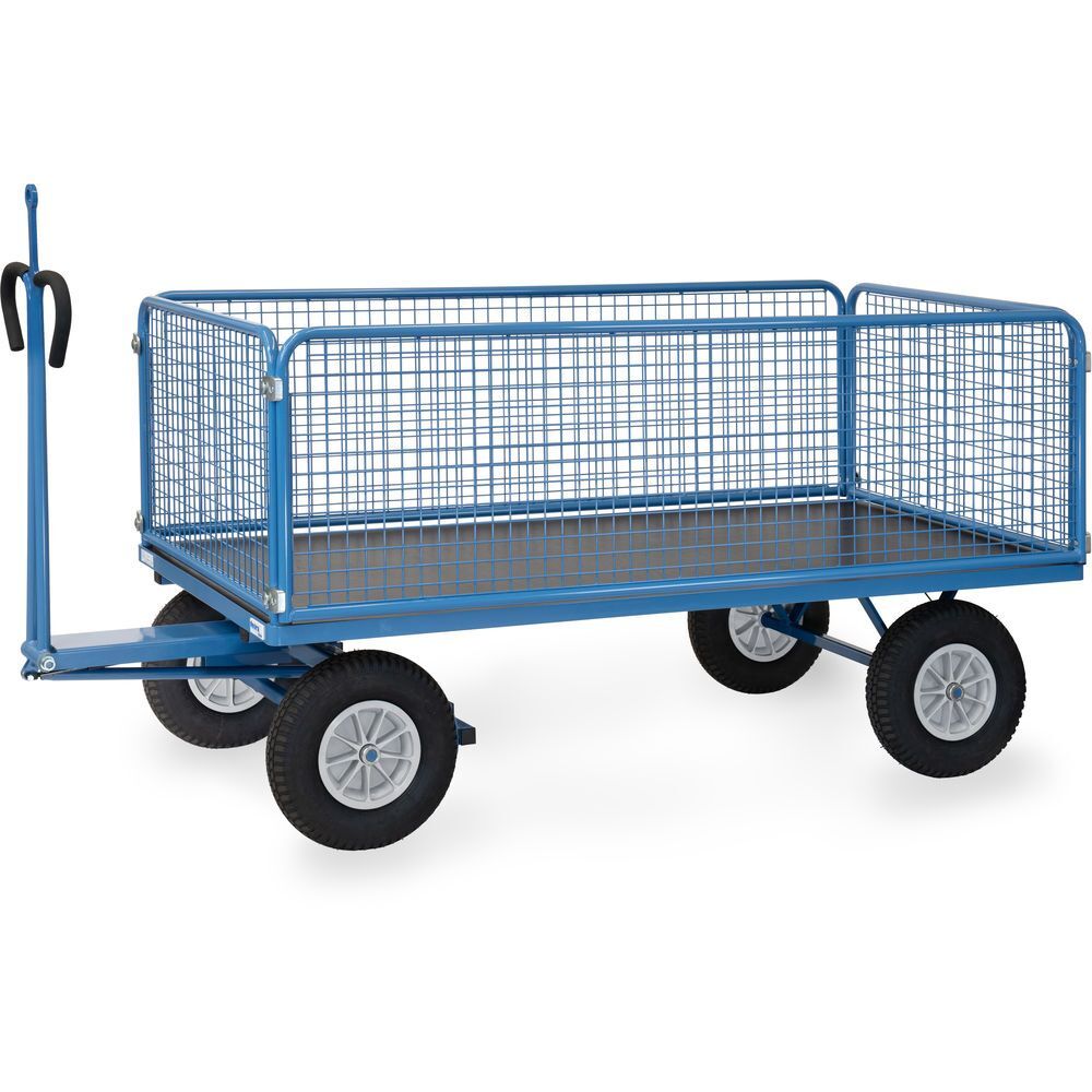 Produktbild FETRA Handpritschenwagen 6436PZ mit Zugöse pulverbeschichtet RAL 5007