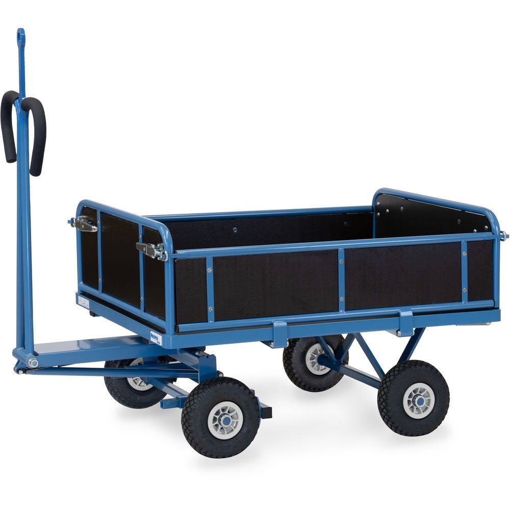 Produktbild FETRA Handpritschenwagen 6453PZ mit Zugöse L 1560 x H 1130 x B 825 mm