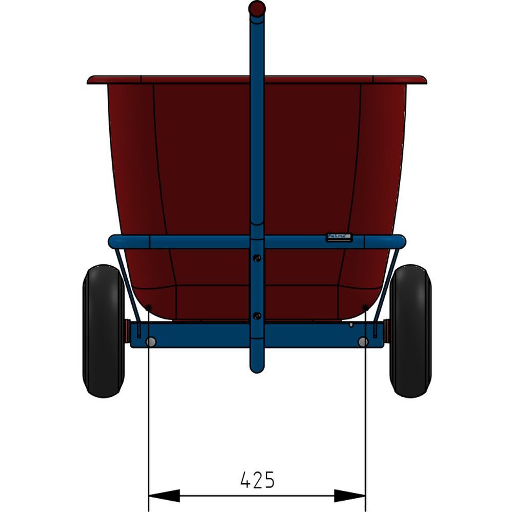 Produktbild Handwagen 4102P - PU-Räder Ø260 mm bild 2