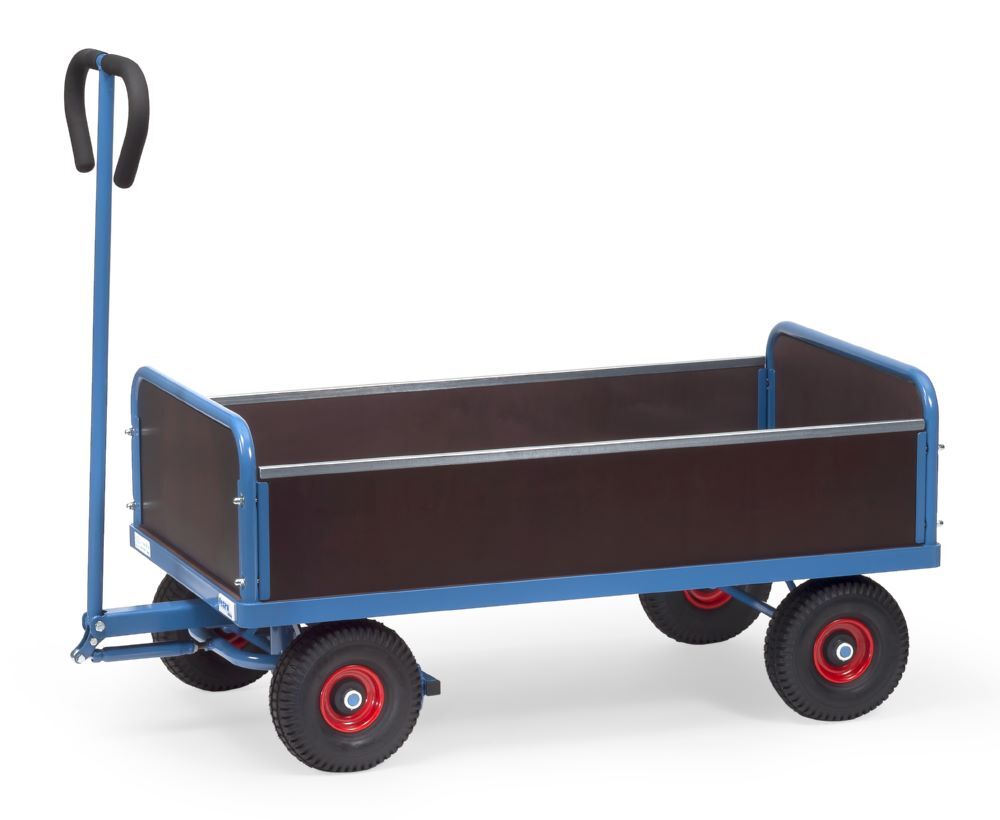 Fetra Handwagen 4051 Vollgummiräder 2 Stirnwänden 300 mm hoch Produktbild Fetra Handwagen 4051 Vollgummiräder 2 Stirnwänden 300 mm hoch