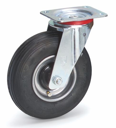 Fetra Lenkrolle 220 x 70 mm auf Stahlblech-Felgen Produktbild Fetra Lenkrolle 220 x 70 mm auf Stahlblech-Felgen