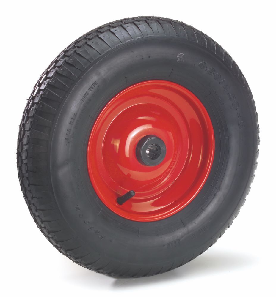 Fetra Luftrad 400 x 100 mm auf Stahlblech-Felge Produktbild Fetra Luftrad 400 x 100 mm auf Stahlblech-Felge