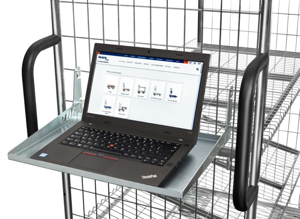 Fetra Notebookhalterung für Transportwagen Produktbild Fetra Notebookhalterung für Transportwagen bild 2