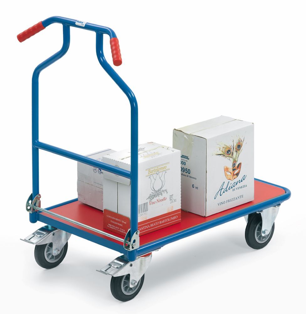 Fetra Optiliner Transportwagen 3301 Maße 620 x 1030 x 1010 mm blau rot Fetra Optiliner Transportwagen 3301 Maße 620 x 1030 x 1010 mm blau rot
