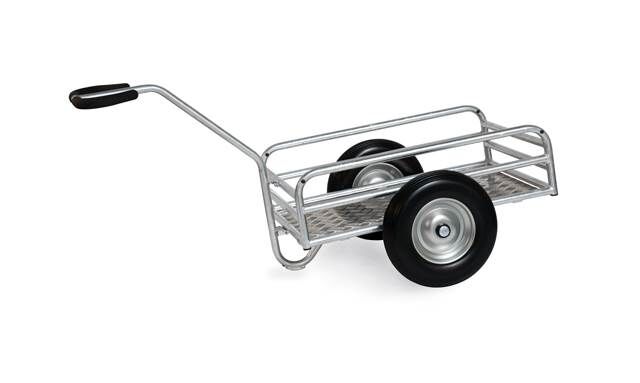 Fetra Outdoor Handwagen verzinkt 1145 x 545 mm PU Vollmaterial Bereifung Produktbild Fetra Outdoor Handwagen verzinkt 1145 x 545 mm PU Vollmaterial Bereifung