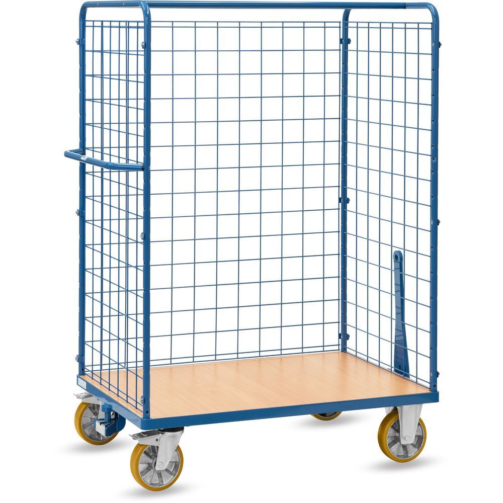 Produktbild FETRA Paketwagen 8583-1 Routenzug 2 Lenk und 2 Bockrollen blau