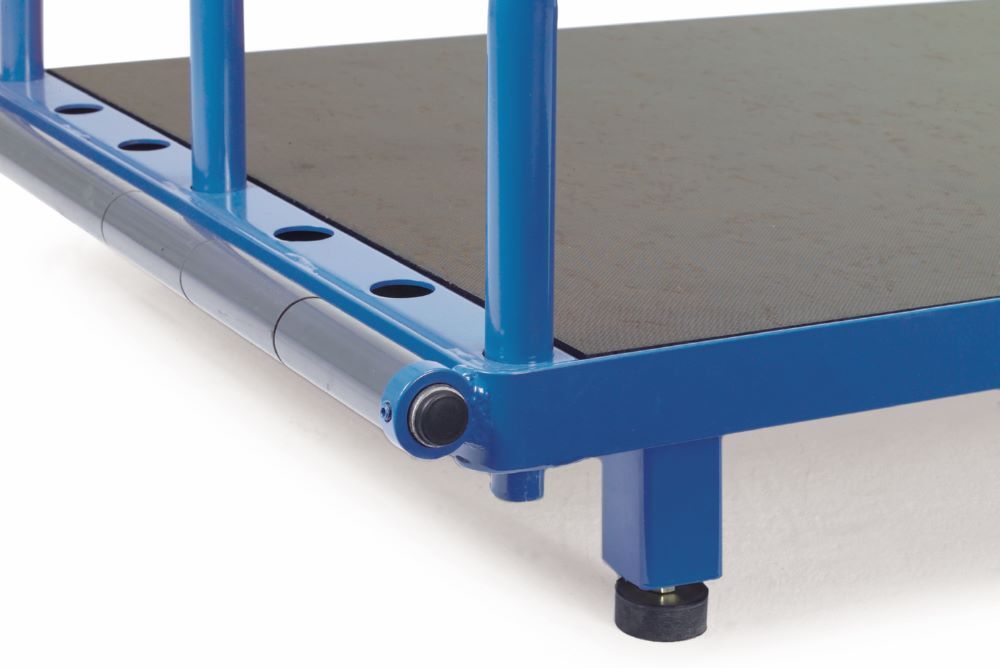 Fetra 4 Palettenfüße Unterfahrhöhe 100 mm blau Produktbild Fetra 4 Palettenfüße Unterfahrhöhe 100 mm blau