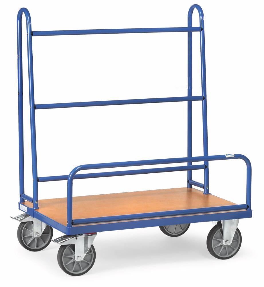 Fetra Plattenwagen 4412 mit Holzplattform Maße 710 x 1321 x 1070 mm Produktbild Fetra Plattenwagen 4412 mit Holzplattform Maße 710 x 1321 x 1070 mm