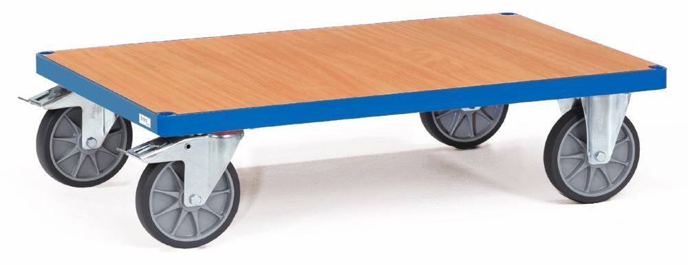 Fetra Plattformwagen 2593 809 x 1260 mm RAL5007 Produktbild Fetra Plattformwagen 2593 809 x 1260 mm RAL5007