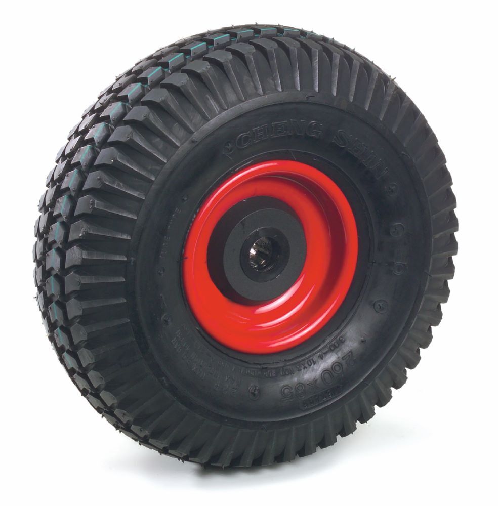 Fetra PU-geschäumtes Rad 260 x 85 mm Vollmaterial-Reifen auf Stahlblechfelge Produktbild Fetra PU-geschäumtes Rad 260 x 85 mm Vollmaterial-Reifen auf Stahlblechfelge