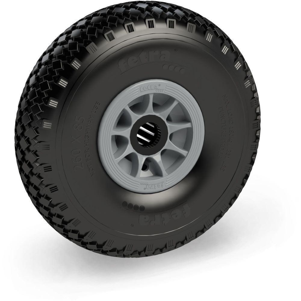 FETRA PU geschäumtes Rad 260 x 85 mm Block Tragkraft 150 kg Produktbild FETRA PU geschäumtes Rad 260 x 85 mm Block Tragkraft 150 kg