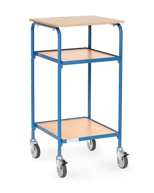 Fetra Rollpult mit Schreibfläche und 2 Ablageböden 600 x 500 mm Produktbild Fetra Rollpult mit Schreibfläche und 2 Ablageböden 600 x 500 mm