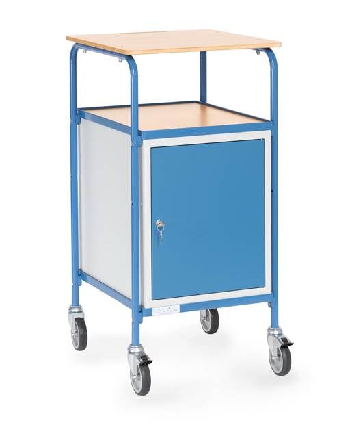 Fetra Rollpult mit Schreibfläche und Stahlschrank 600 x 500 mm Produktbild Fetra Rollpult mit Schreibfläche und Stahlschrank 600 x 500 mm