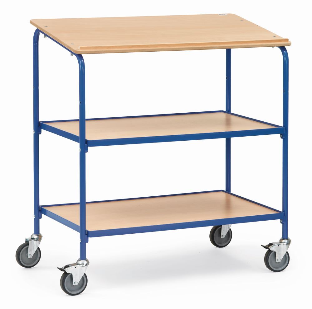 Fetra Rollpult 5837 Transportagen 3 Etagen 1105 x 1195 x 610 mm Produktbild Fetra Rollpult 5837 Transportagen 3 Etagen 1105 x 1195 x 610 mm