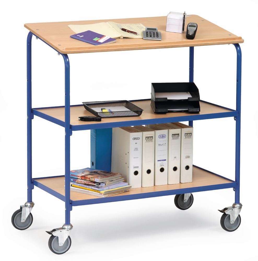 Fetra Rollpult 5837 Transportagen 3 Etagen 1105 x 1195 x 610 mm Produktbild Fetra Rollpult 5837 Transportagen 3 Etagen 1105 x 1195 x 610 mm bild 2