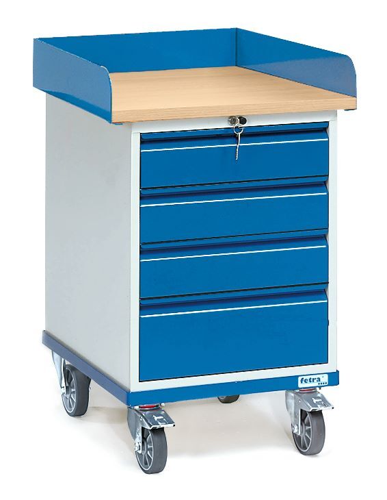 Fetra Rollschrank mit Arbeitsplatte 2446 Maße 550 x 875 x 650 mm Produktbild Fetra Rollschrank mit Arbeitsplatte 2446 Maße 550 x 875 x 650 mm