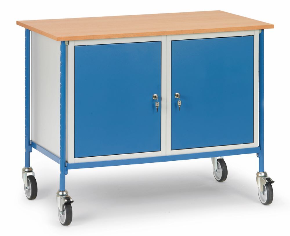 Fetra Rolltisch 5868 Transportwagen mit Flügeltüren 650 x 910 x 1120 mm Produktbild Fetra Rolltisch 5868 Transportwagen mit Flügeltüren 650 x 910 x 1120 mm