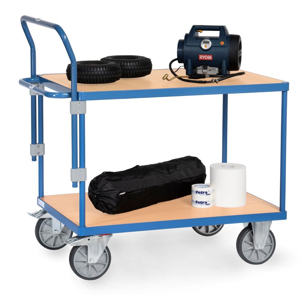 Fetra Schiebebügel für Transportwagen anschraubbar Höhe variabel einstellbar Produktbild Fetra Schiebebügel für Transportwagen anschraubbar Höhe variabel einstellbar