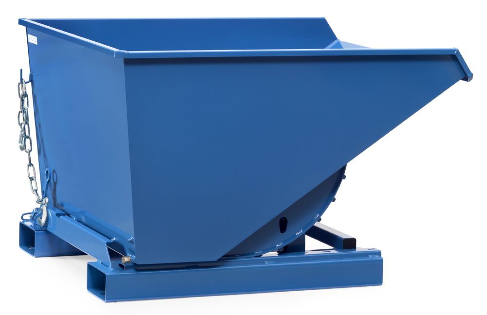 Fetra Selbstkipper 6060 RAL5007 Maße 1141 x 833 x 1294 mm Produktbild Fetra Selbstkipper 6060 RAL5007 Maße 1141 x 833 x 1294 mm