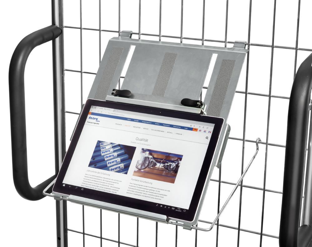Fetra Tablethalterung für Transportwagen Produktbild Fetra Tablethalterung für Transportwagen bild 2