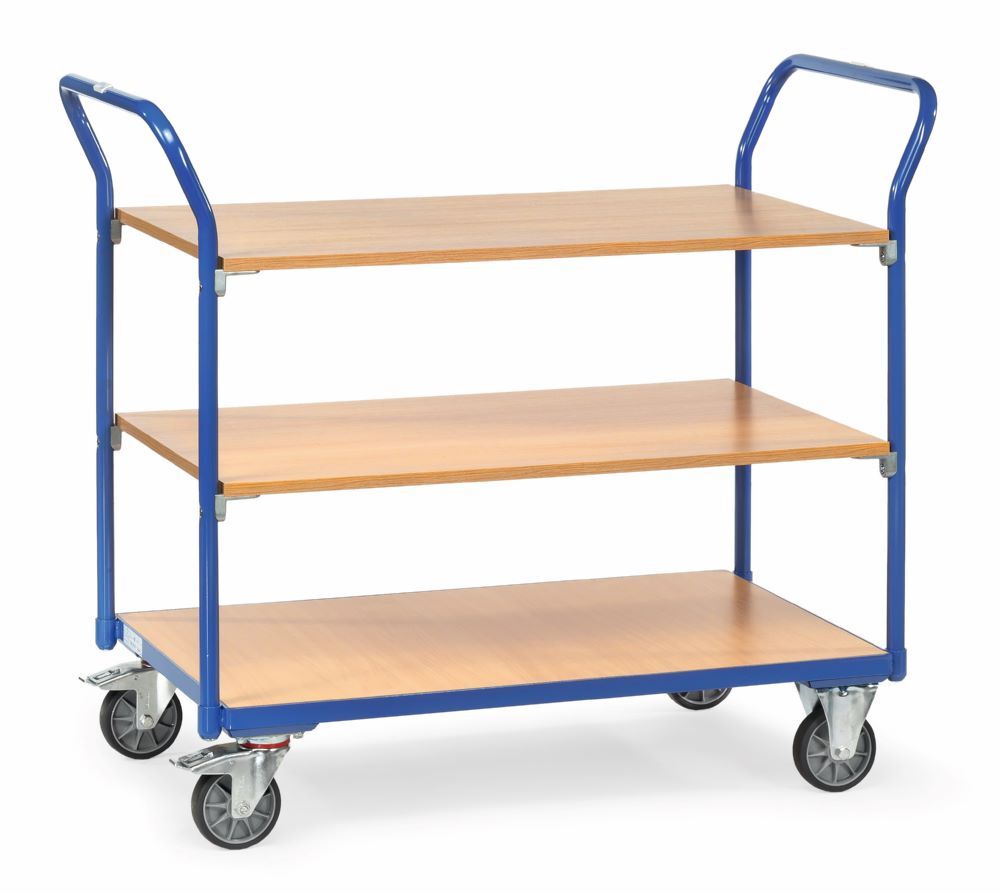 Fetra Tischwagen 1800 Maße 500 x 1020 x 1030 mm 3 Etagen Fetra Tischwagen 1800 Maße 500 x 1020 x 1030 mm 3 Etagen