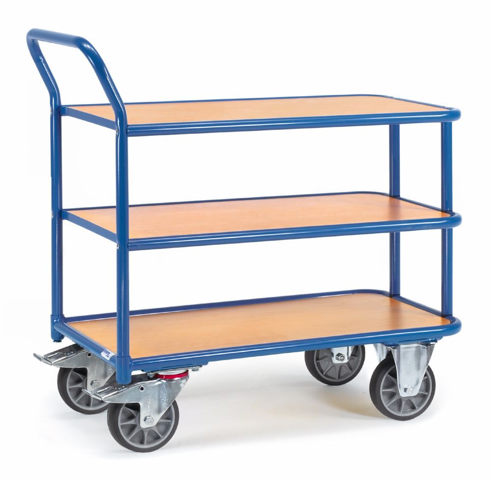 Fetra Tischwagen 2612 Maße 705 x 968 x 1120 mm 3 Etagen Produktbild Fetra Tischwagen 2612 Maße 705 x 968 x 1120 mm 3 Etagen