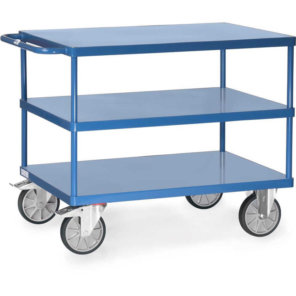 FETRA Tischwagen 2421B aus Profilstahl mit Rollen 609 x 1197 x 900 mm Produktbild FETRA Tischwagen 2421B aus Profilstahl mit Rollen 609 x 1197 x 900 mm