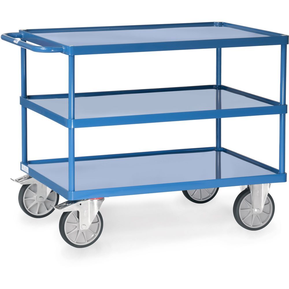 FETRA Tischwagen 2422W aus Stahlrohr mit Rollen 709 x 1197 x 900 mm Produktbild FETRA Tischwagen 2422W aus Stahlrohr mit Rollen 709 x 1197 x 900 mm