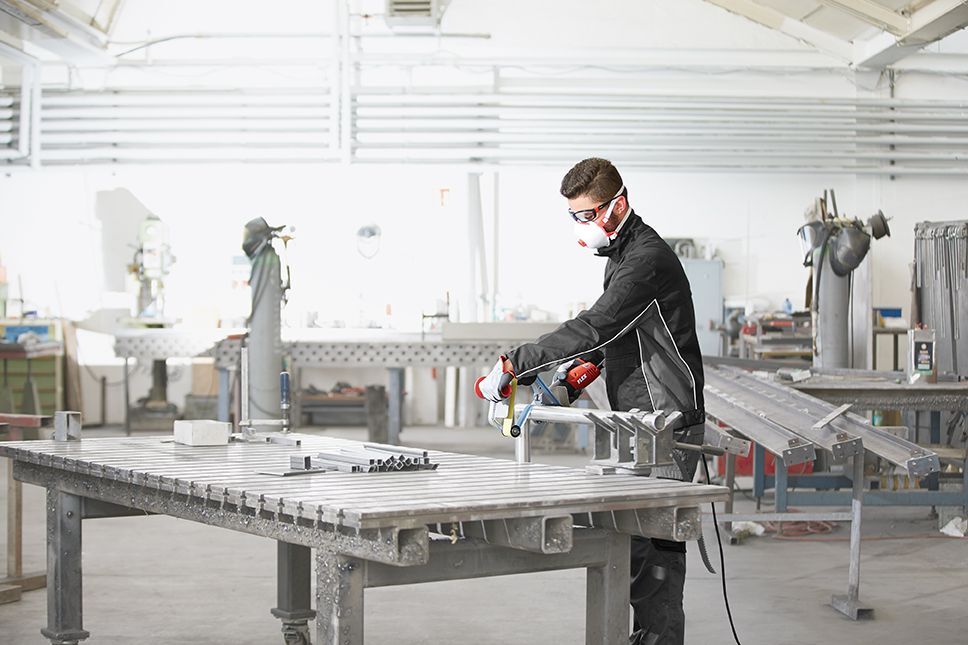 FLEX Satiniermaschine und Rohrbandschleifer TRINOXFLEX im Set Produktbild FLEX Satiniermaschine und Rohrbandschleifer TRINOXFLEX im Set bild 3