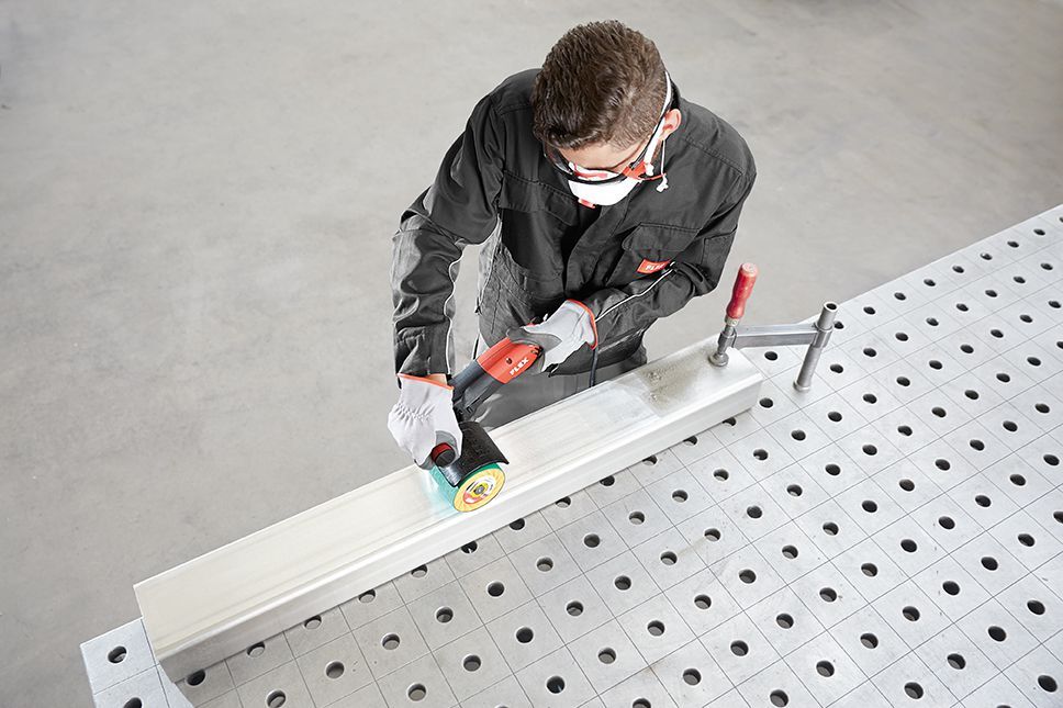 FLEX Satiniermaschine und Rohrbandschleifer TRINOXFLEX im Set Produktbild FLEX Satiniermaschine und Rohrbandschleifer TRINOXFLEX im Set bild 14