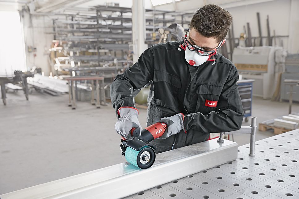 FLEX Satiniermaschine und Rohrbandschleifer TRINOXFLEX im Set Produktbild FLEX Satiniermaschine und Rohrbandschleifer TRINOXFLEX im Set bild 16