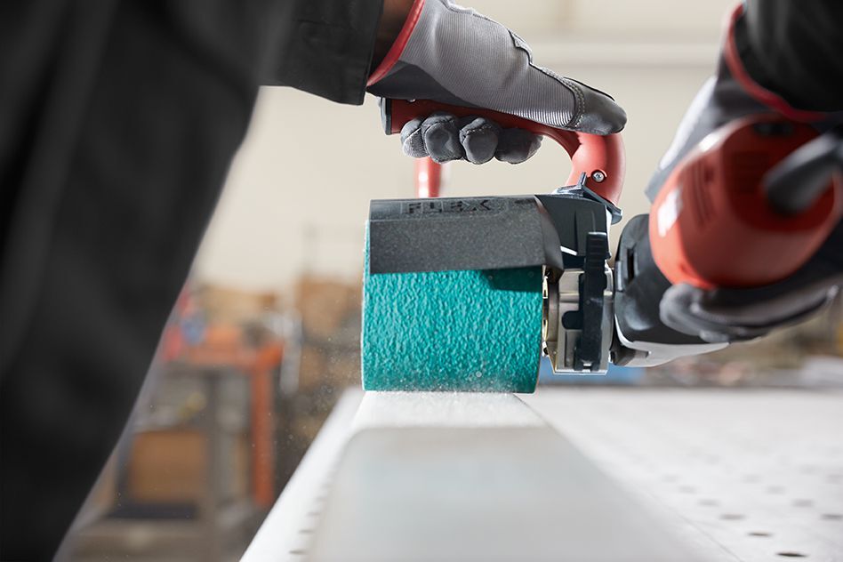 FLEX Satiniermaschine und Rohrbandschleifer TRINOXFLEX im Set Produktbild FLEX Satiniermaschine und Rohrbandschleifer TRINOXFLEX im Set bild 19