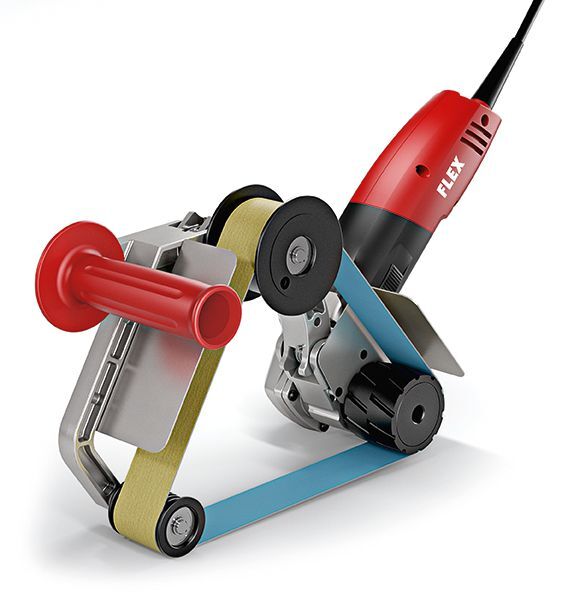 FLEX Satiniermaschine und Rohrbandschleifer TRINOXFLEX im Set Produktbild FLEX Satiniermaschine und Rohrbandschleifer TRINOXFLEX im Set bild 23