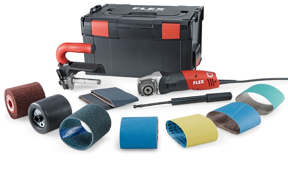 FLEX Satiniermaschine TRINOXFLEX im Set Produktbild FLEX Satiniermaschine TRINOXFLEX im Set