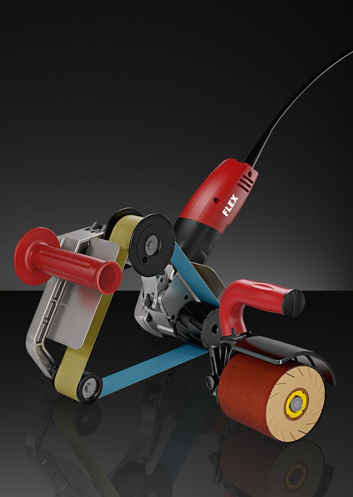 FLEX Satiniermaschine und Rohrbandschleifer TRINOXFLEX im Set Produktbild FLEX Satiniermaschine und Rohrbandschleifer TRINOXFLEX im Set bild 29