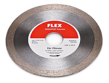FLEX Diamanttrennscheibe 125 x 22,2 mm Fliese Produktbild FLEX Diamanttrennscheibe 125 x 22,2 mm Fliese