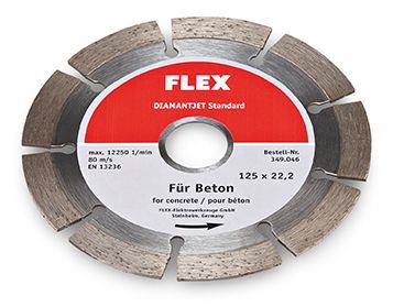 FLEX Diamanttrennscheibe 125 x 22,2 mm Standard Beton Produktbild FLEX Diamanttrennscheibe 125 x 22,2 mm Standard Beton