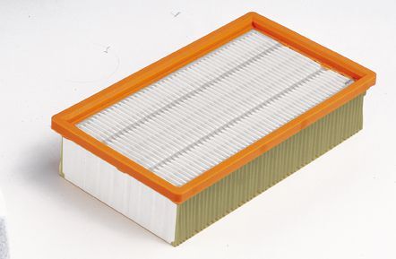 FLEX Flachfaltenfilter eckig und gelb Produktbild FLEX Flachfaltenfilter eckig und gelb