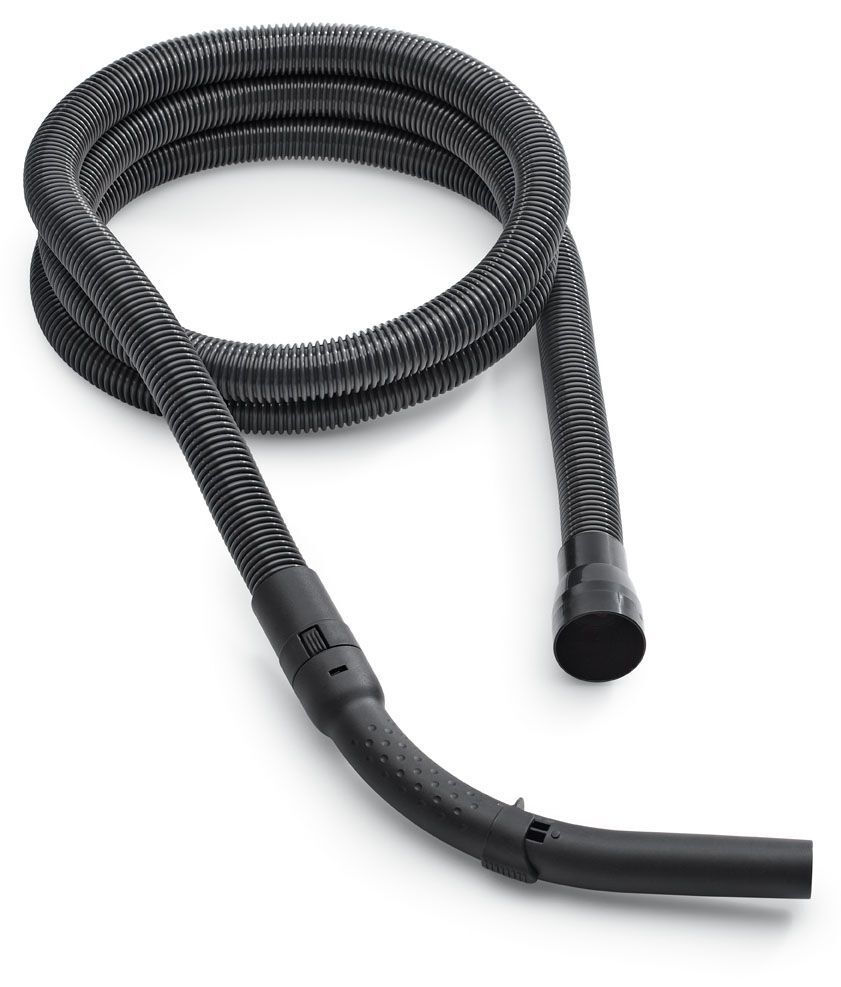 FLEX Saugschlauch geriffelt schwarz Produktbild FLEX Saugschlauch geriffelt schwarz