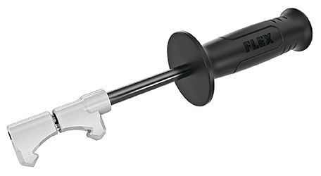 FLEX Zusatzhandgriff schwarz silber Produktbild FLEX Zusatzhandgriff schwarz silber