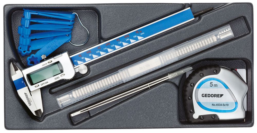 GEDORE Mess-Sortiment in 1/3 ES-Modul Produktbild GEDORE Mess-Sortiment in 1/3 ES-Modul