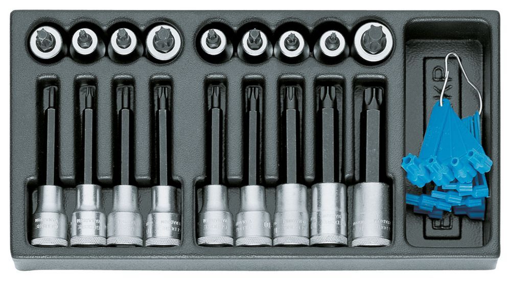 GEDORE Satz Schraubendrehereinsätze 1/2 in 1/3 ES-Modul Produktbild GEDORE Satz Schraubendrehereinsätze 1/2 in 1/3 ES-Modul