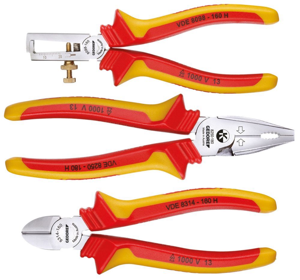GEDORE VDE 3 teilige Zangen in L-BOXX Mini Produktbild GEDORE VDE 3 teilige Zangen in L-BOXX Mini